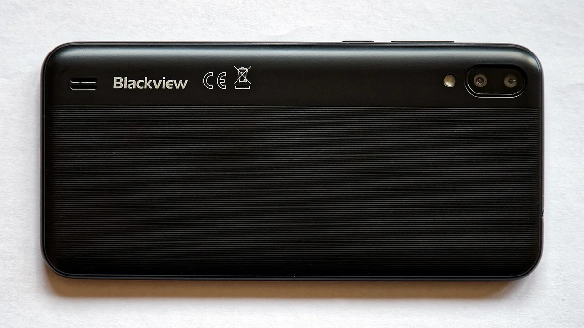 Blackview A60 스마트폰의 뒷면